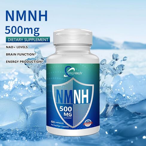 New NMNH 500mg Per Serving (Dihydronicotinamide Mononucleotide), NAD 𝐒𝐮𝐩𝐩𝐥𝐞𝐦𝐞𝐧𝐭𝐬 Pure Organic, More Effective Than NMN for Anti-Aging, Energy, Immunity, Focus - 60 Count in Saudi Arabia