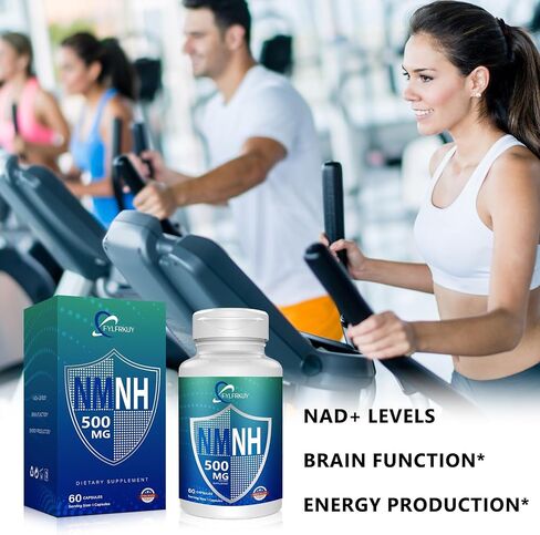 New NMNH 500mg Per Serving (Dihydronicotinamide Mononucleotide), NAD 𝐒𝐮𝐩𝐩𝐥𝐞𝐦𝐞𝐧𝐭𝐬 Pure Organic, More Effective Than NMN for Anti-Aging, Energy, Immunity, Focus - 60 Count in Saudi Arabia