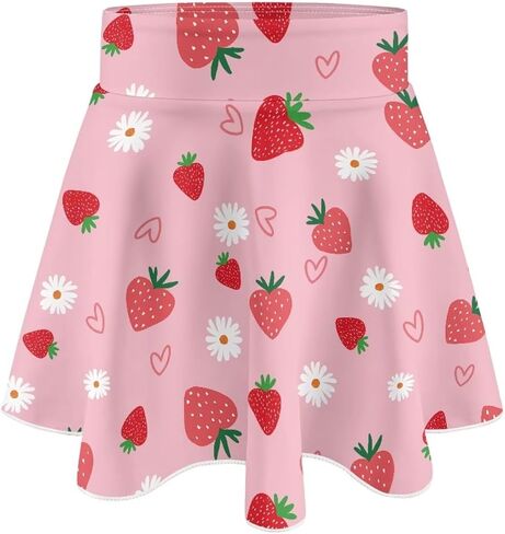 Girl's Tennis Skirts with Shorts Stylish Pleated High Waist Kid's Sports Skirt with Pocket Golf Cheerleading Skort in Saudi Arabia
