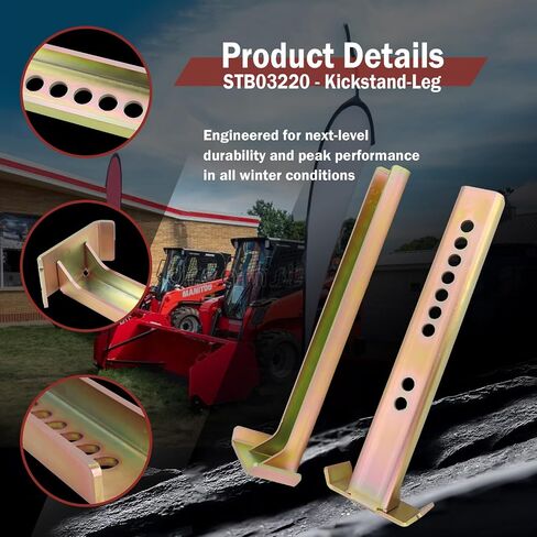 Qagea Snow Plow Kickstand Leg Replaces Buyers 1304710 & BOSS STB03220 Straight Blade in Saudi Arabia
