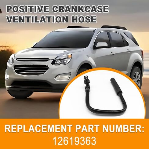 Positive Crankcase Ventilation Hose 2.4, Compatible with GM Terrain 2010-2017, Chevy Captiva Sp0rt 2012-2015, Chevy Equinox 2010-2017, Replace OE #12619363 in Saudi Arabia