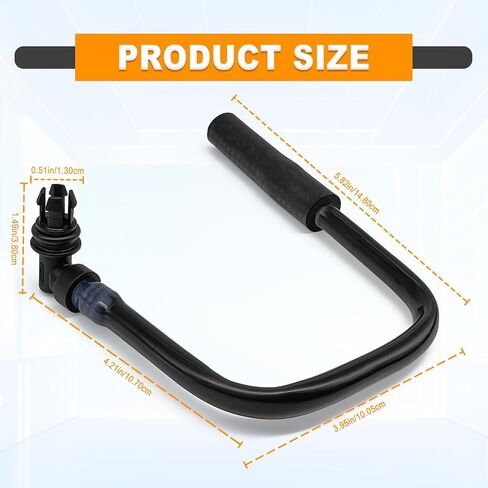 Positive Crankcase Ventilation Hose 2.4, Compatible with GM Terrain 2010-2017, Chevy Captiva Sp0rt 2012-2015, Chevy Equinox 2010-2017, Replace OE #12619363 in Saudi Arabia