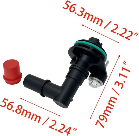 PCV Valve 12685407 12665645 متوافق مع 2016-2019 Cruze 2016-2024 Exhinox 2016-2024 Malibu 2016-2024 Trax 2016-2022 Encore 2016-2024 Terrain in Saudi Arabia