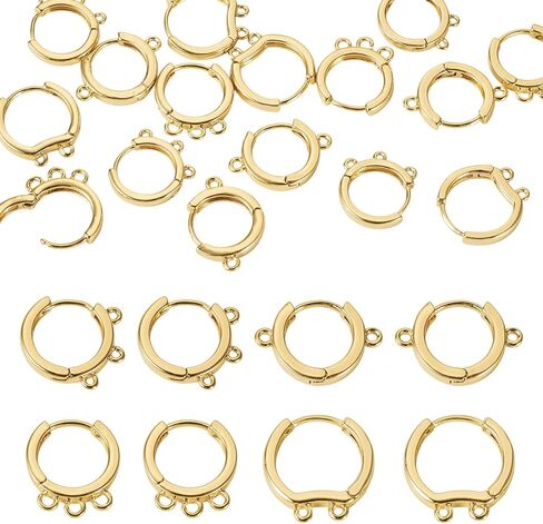 Craftdady 100Pcs Gold French Earring Hooks Stainless Steel Leverback Hoop Earrings Earwire 15x10mm for Dangle Earring Jewelry Making in Saudi Arabia