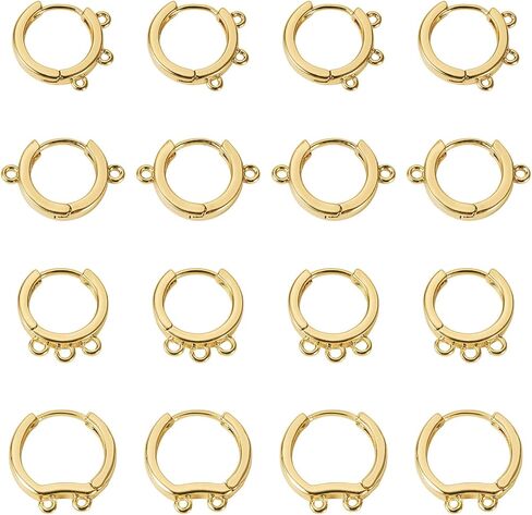 Craftdady 100Pcs Gold French Earring Hooks Stainless Steel Leverback Hoop Earrings Earwire 15x10mm for Dangle Earring Jewelry Making in Saudi Arabia