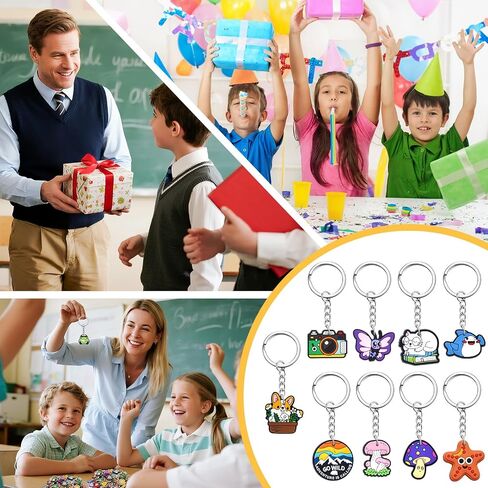 30-200p سلاسل المفاتيح اللطيفة لحقائب الظهر سحر مفاتيح سحر الديكور إكسسوارات كيس مفاتيح in Kuwait