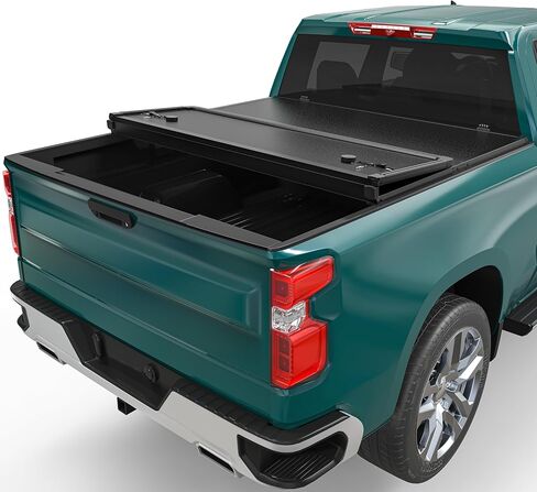 سرير شاحنة ناعمة رباعية السرير Tonneau ملاءمة لـ Chevy Silverado/GMC Sierra 1500 New Body Style 2007-2025 ، مع سرير 5.8 قدم بدون خلفيات متعددة الفرق in Saudi Arabia