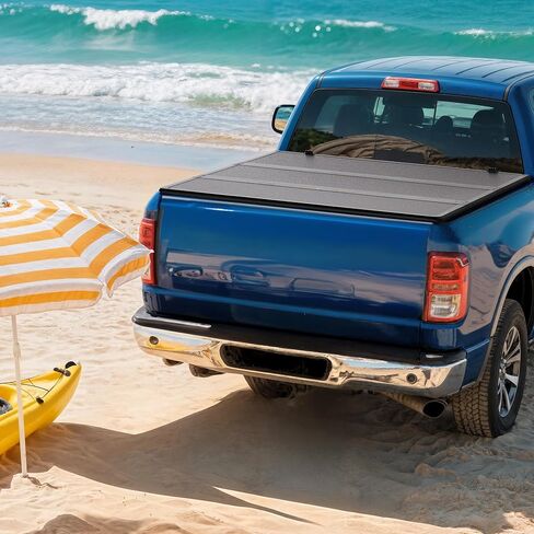 سرير شاحنة ناعمة رباعية السرير Tonneau ملاءمة لـ Chevy Silverado/GMC Sierra 1500 New Body Style 2007-2025 ، مع سرير 5.8 قدم بدون خلفيات متعددة الفرق in Saudi Arabia