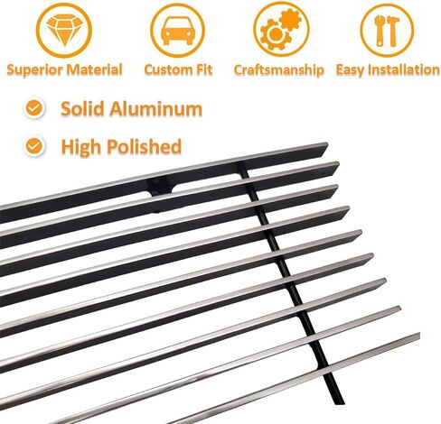 شبكة الصدمات الأمامية السوداء تناسب 2011-2016 Ford F-250/F-350/F-450/F-550 SD Billet Grill Insert لـ 11 12 13 14 15 15 15 2013 2014 2015 F250/F350/F450/F550 Super Duty in Saudi Arabia