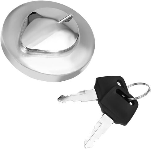 MACHSWON Fuel Gas Tank Door Cover Cap, Motorcycles Fuel Gas Tank Cap Cover with Keys Replacement Compatible with Honda CMX250C Rebel 250 1985-2012, 1 set in Kuwait