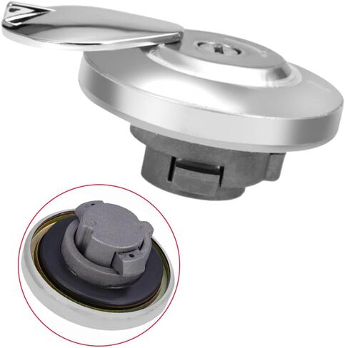 MACHSWON Fuel Gas Tank Door Cover Cap, Motorcycles Fuel Gas Tank Cap Cover with Keys Replacement Compatible with Honda CMX250C Rebel 250 1985-2012, 1 set in Kuwait
