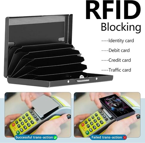 حامل بطاقة الائتمان ، Galaxy Wolf Design Mini RFID حظر الألومنيوم محفظة نحيفة معدن صعبة الصلبة سيلف محفظة معرف الحالة بطاقات الائتمان الصغيرة بطاقات العمل للنساء للنساء الفتيات in Kuwait