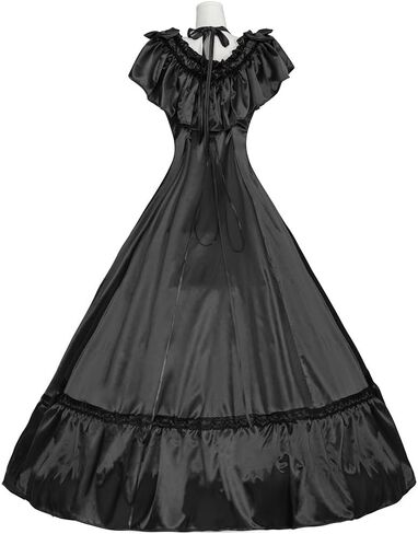 نساء فيكتوري إدوارديان مساء الحزب ثوب كرة مثير الأميرة الجنوبية حسناء الصالون الفستان فتاة الهالوين زي الهالوين in Kuwait