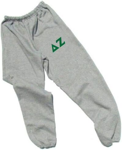 Greekgear Women's Delta Zeta Lettered Thigh Sweatpants in Saudi Arabia