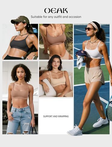 Oeak Womens مريح حمالات الصدر لا underwire كامي برا سلس غير مبطنة bralettes scoop الرقبة غير مفعمة بالحيوية الرياضية اليومية صدرية in Saudi Arabia