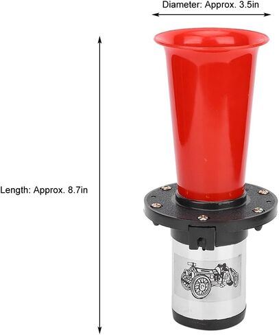 Vintage Klaxon, 12V 110db Car Horn with Stable Frequency Klaxon for Car, Truck, RV in Saudi Arabia