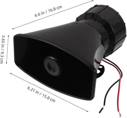 Luxshiny Robust Electric Horn for Car Truck Boat Train Loud Warning Horn Varied Sound Options and Alarm in Kuwait
