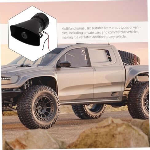 Luxshiny Robust Electric Horn for Car Truck Boat Train Loud Warning Horn Varied Sound Options and Alarm in Kuwait