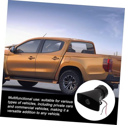 Luxshiny Robust Electric Horn for Car Truck Boat Train Loud Warning Horn Varied Sound Options and Alarm in Kuwait