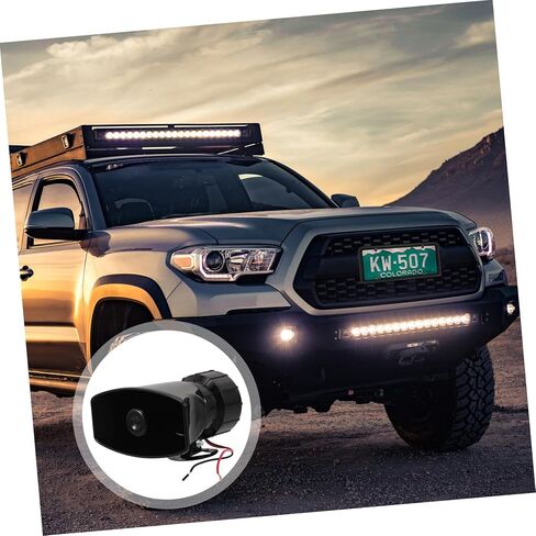 Luxshiny Robust Electric Horn for Car Truck Boat Train Loud Warning Horn Varied Sound Options and Alarm in Kuwait