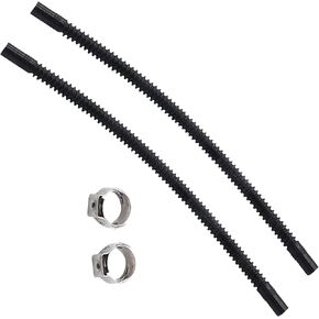 5/16" In Tank Submersible Fuel Corrugated Flexible Hose Line for Fuel Pump Assembly, Corrugated Fuel Resistant Flexible Hose Line Compatible with E-85 Ethanol Fuels and Gasoline, 10mm x 300mm Black in Kuwait