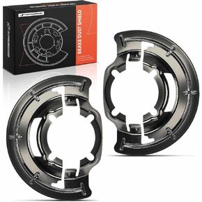 دروع غبار الفرامل الجانبية A-Premium الأمامية متوافقة مع طرازات Ford-F-250 1999 ، F-250 Super Duty/F-350 Super Duty/F-450 Super Duty/F-550 Super Duty 1999-2004 ، SPECUSION 2000-2005 ، 2-PC SET in Kuwait