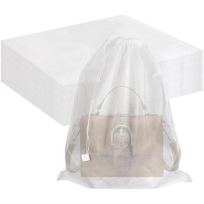 أكياس غبار تخزين المحفظة لحقائب اليد غير المنسوجة أكياس الأحذية لمنظم أحذية السفر لخزانة 50 قطعة (15.7 INX19.7 بوصة) in Kuwait