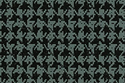 Molded Vinyl Complete Trunk Mat fits 1968-1968 Chevrolet Camaro (Aqua Houndstooth) in Saudi Arabia