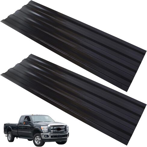 Labwork Steel Truck Bed Floor Patch Plant Black 2PCS استبدال F250 F350 F450 1999-2016 926-881 in Saudi Arabia