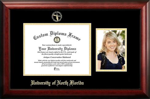 Campus Images NCAA Florida A&M University 11 x 8.5 Inches Gold Embossed Diploma Frame with 5 x 7 Inches Portrait in Saudi Arabia