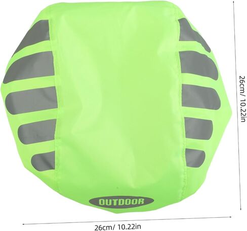 1Pc Bicycle Helmet Cover with Reflective Strips for Cycling Snowboarding Durable Design Rain Protection Enhanced Visibility Safety Gear in Saudi Arabia
