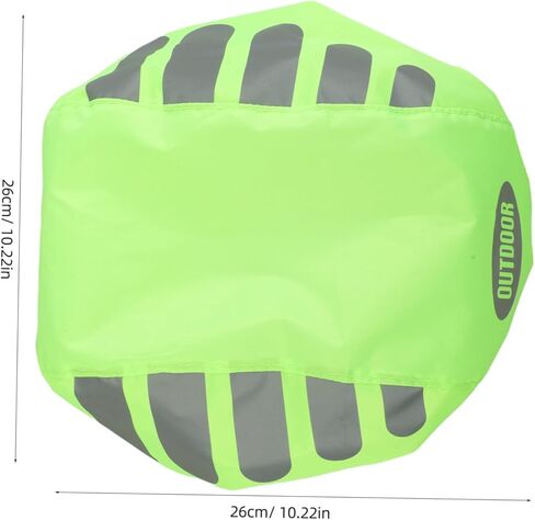 1Pc Bicycle Helmet Cover with Reflective Strips for Cycling Snowboarding Durable Design Rain Protection Enhanced Visibility Safety Gear in Saudi Arabia