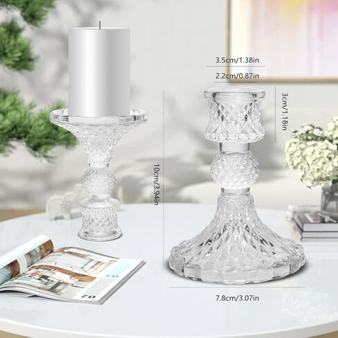 Crown Candle Holders Set of 18,Crown Centerpieces for Tables,Glass Votive Candle Holder for Wedding,Party,Jewelry Tray in Saudi Arabia