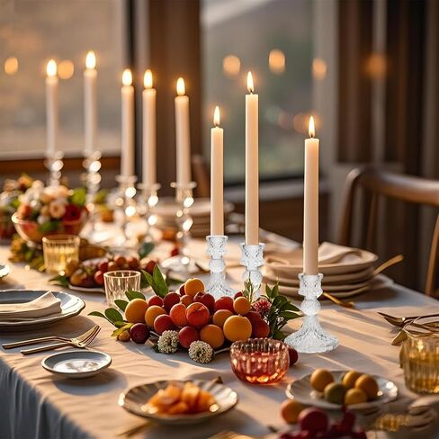 Crown Candle Holders Set of 18,Crown Centerpieces for Tables,Glass Votive Candle Holder for Wedding,Party,Jewelry Tray in Saudi Arabia