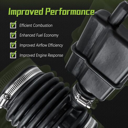 16576-4W00A Air Cleaner Intake Hose Tube With Clamps for 2001-2003 Infiniti QX4 V6,2001-2003 Nissan Pathfinder V6 in Saudi Arabia