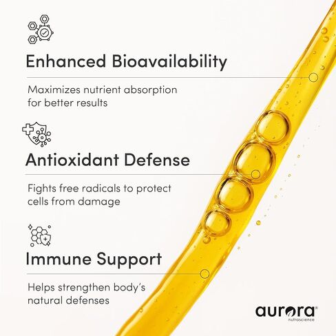 Aurora Nutrascience Mega-Pack Liposomal Vitamin C, Immune Support, 3,000 mg per Serving, Vegan, Gluten Free, Non-GMO, 32 Single Serve Packets, Orange in Saudi Arabia