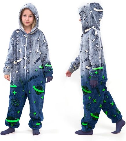 Uomny للجنسين Kids Onesie Pajamas-Unicorns Halloween Onesie Costume ، Peace Pajamas ، Onesie Cosplay Costume in Kuwait