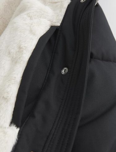 Yimoon Women's Sherpa Lined Fleece Puffer Jacket Long Sleeve Hooded Quilted Jacket Winter Warm Outwear in Saudi Arabia