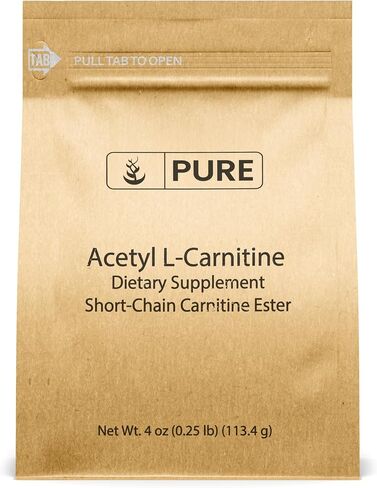 Pure Original Ingredients Acetyl L-Carnitine (1 lb) ALCAR, Amino Acid Powder Supplement in Kuwait