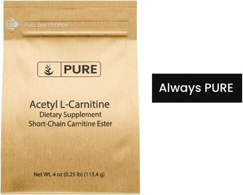 Pure Original Ingredients Acetyl L-Carnitine (1 lb) ALCAR, Amino Acid Powder Supplement in Kuwait