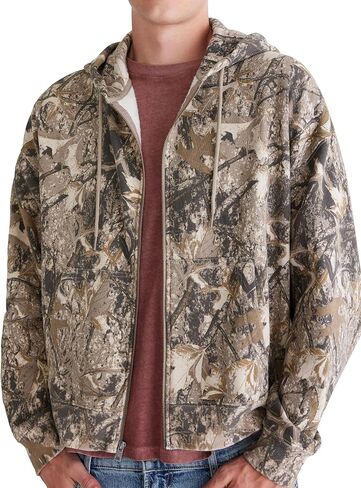 Aeropostale Men's Aero Soft Camo Boxy FZ Hood in Saudi Arabia