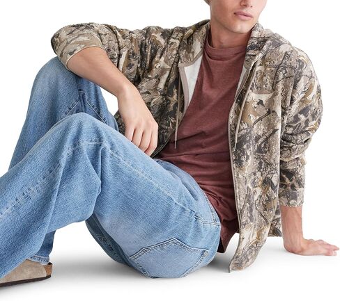 Aeropostale Men's Aero Soft Camo Boxy FZ Hood in Saudi Arabia