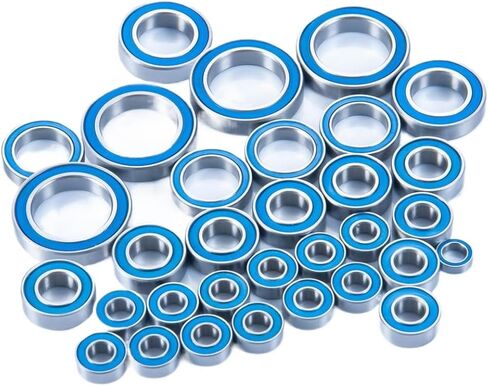 32 Piece YEAHRUN Sealed Bearing Wheel Hub Compatible with 86086-4 2.0 1/10 Scale RC Car Upgrade Parts Accessories in Saudi Arabia
