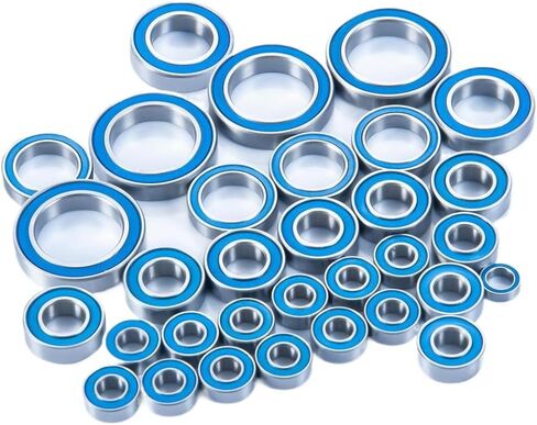 32 Piece YEAHRUN Sealed Bearing Wheel Hub Compatible with 86086-4 2.0 1/10 Scale RC Car Upgrade Parts Accessories in Saudi Arabia