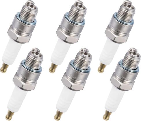 BDFHYK 1134 universal Spark Plugs Compatible with Yamaha Tohatsu Mariner 2-Stroke Outboard Engines Replacement for BR8HS-10 Set of 10 in Saudi Arabia