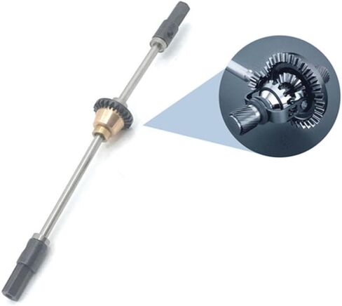 Metal Bridge Axle Differential Upgrade Parts Compatible with 1 16 Scale RC Cars Models B14 B24 B16 B36 C14 C24 C34 C44 Q65 N03R Includes Front Middle Rear Differentials in Saudi Arabia