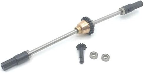 Metal Bridge Axle Differential Upgrade Parts Compatible with 1 16 Scale RC Cars Models B14 B24 B16 B36 C14 C24 C34 C44 Q65 N03R Includes Front Middle Rear Differentials in Saudi Arabia