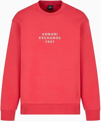 Armani Exchange Men's Pullover Sweatshirt with Bold Logo in Saudi Arabia
