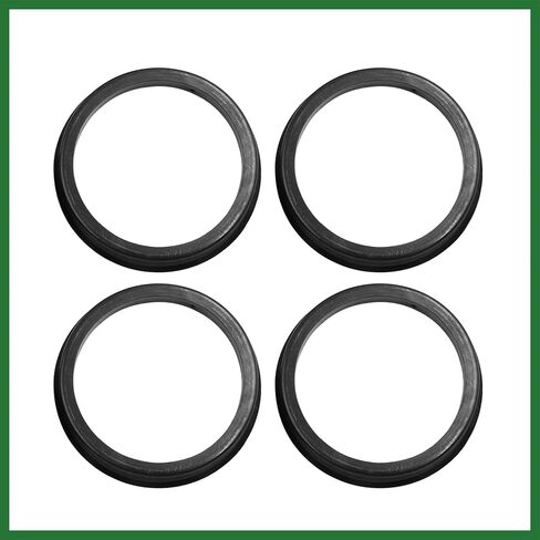 Motoforti Car Hub Rings Rings Bore Center 66.6 إلى 57.1 مم - 4pcs بلاستيك أسود طويل الأمد in Saudi Arabia