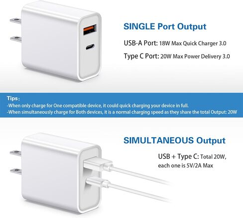 iSeekerKit for A-pple Watch Charger, 20W USB Fast Charging Block in Kuwait